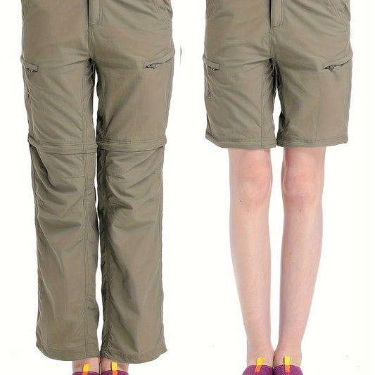 Women's Detachable Cargo Pants Quick Dry for Hiking