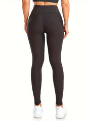High Waist Mesh Spliced Yoga Workout Pants