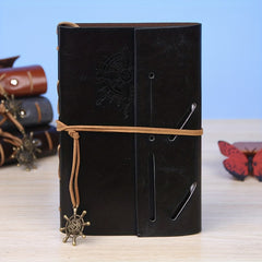 Vintage Ledger Diary Strap A6 Notebook