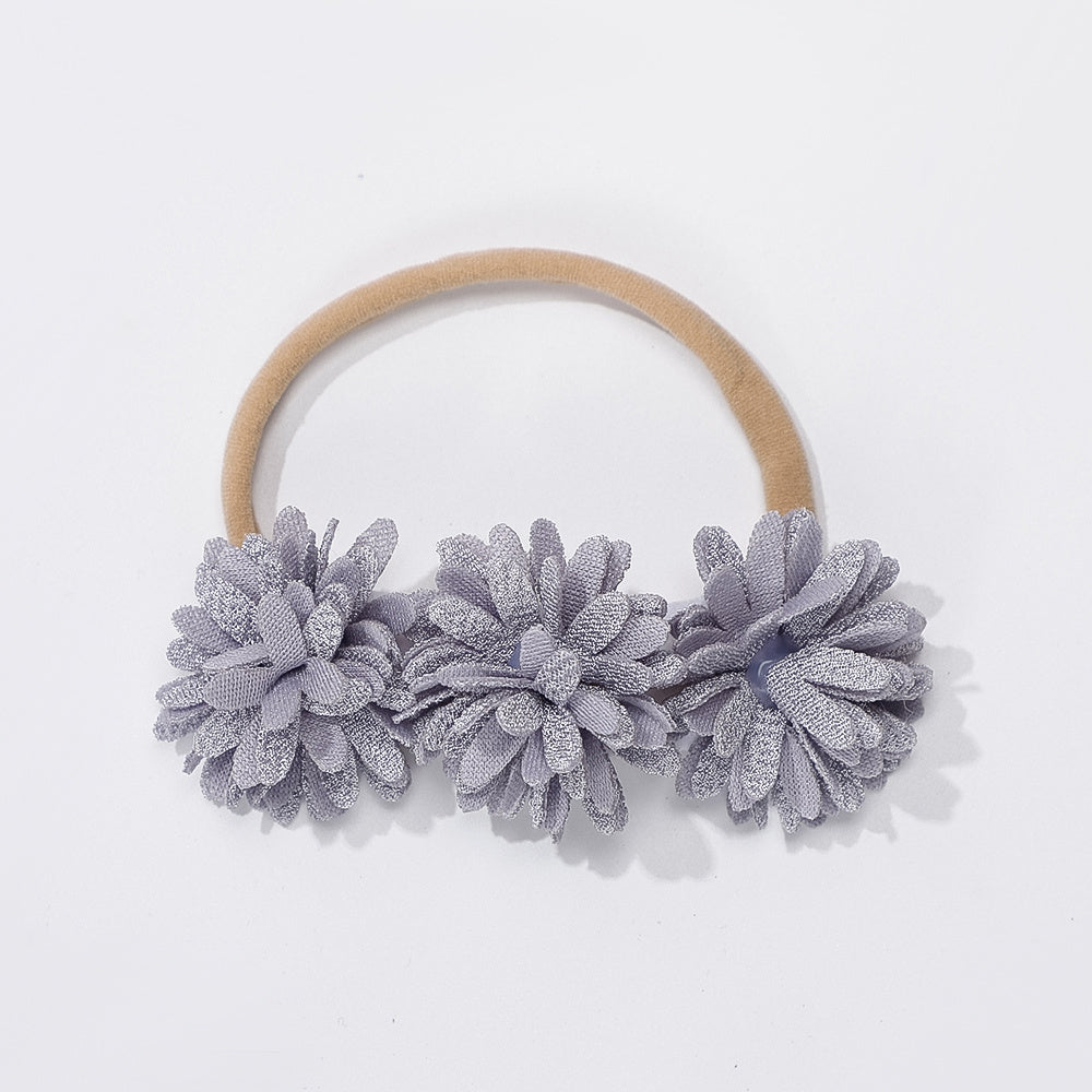 Flowers Elastic Headband Hairband Hair Accessories For Girls
