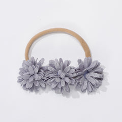 Flowers Elastic Headband Hairband Hair Accessories For Girls