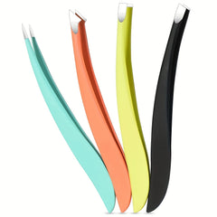 Professional Steel Tweezers Set - Facial Hair Eyebrows Ingrown Hair Removal