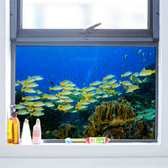 Clownfish in Seabed Privacy Stained Glass Film