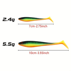 T Tail Soft Bait PVC Biomimetic Bait for Fishing
