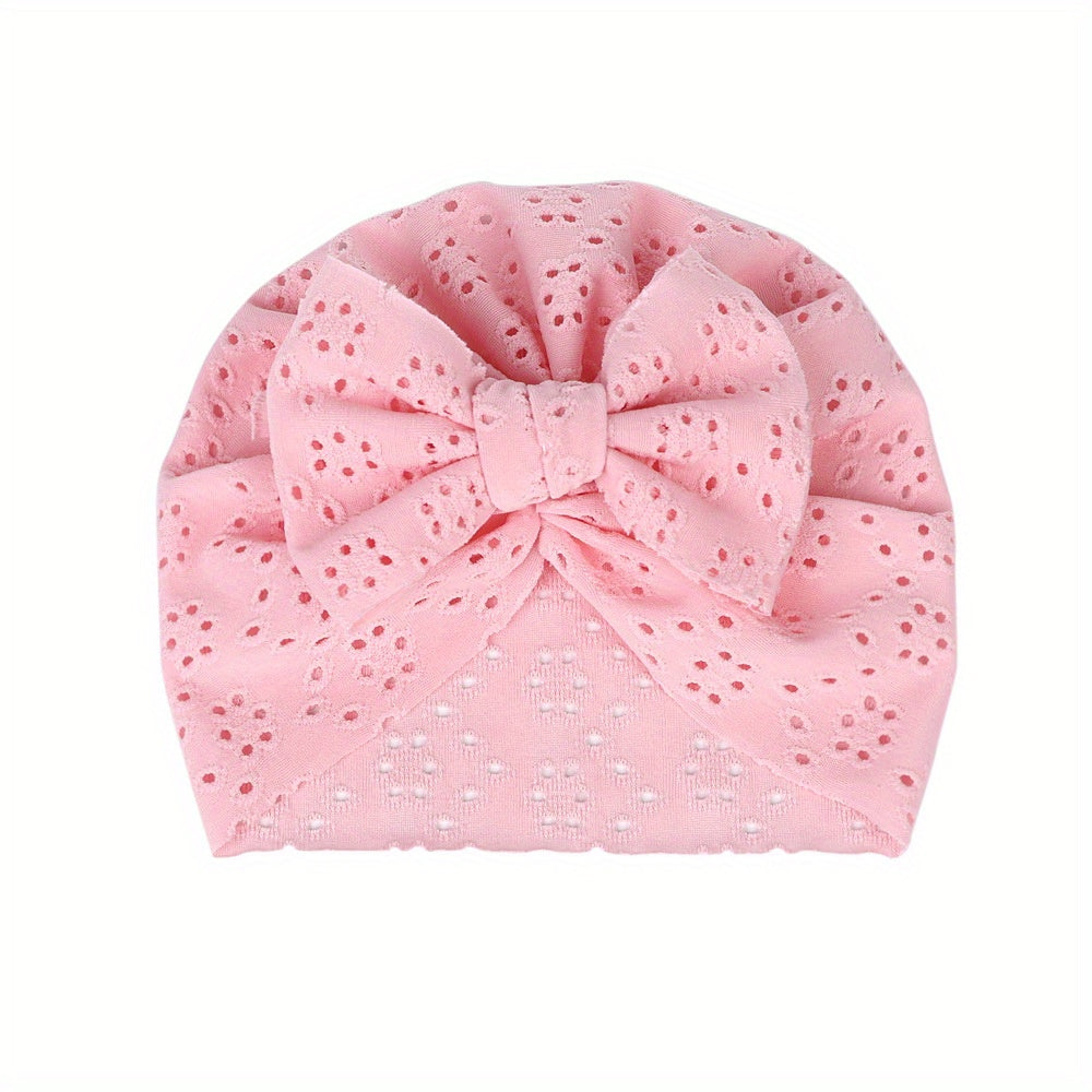 Baby Turban Headwrap Knotted Bow Hat for Newborn Infant