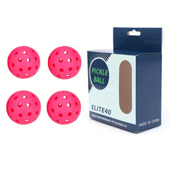 40 Hole Pickleballs for Outdoor Indoor Play USAPA Regulations 4-Pack