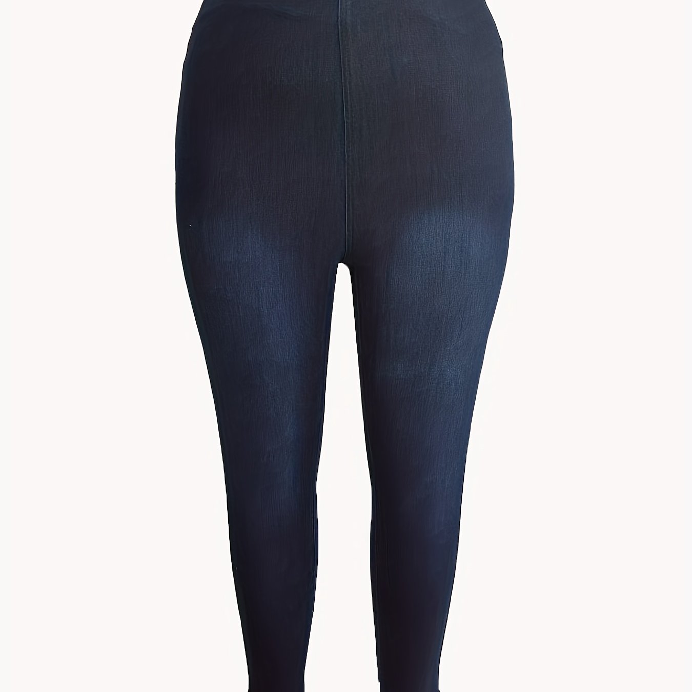 High Waisted Stretch Denim Jeans