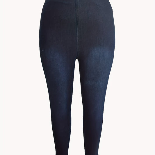 High Waisted Stretch Denim Jeans