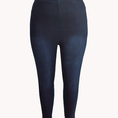 High Waisted Stretch Denim Jeans