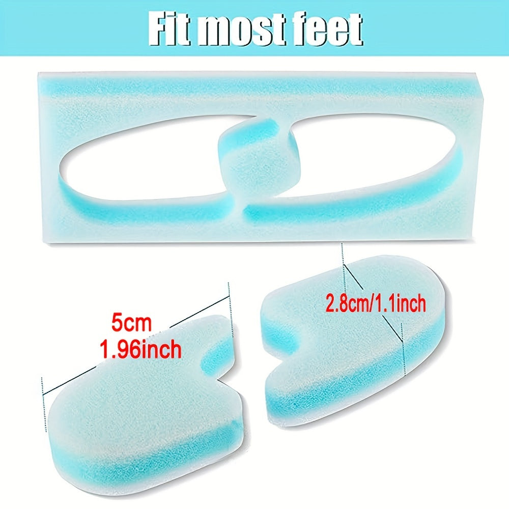 Foam Toe Spacers For Feet 3 Layer Toe Separators For Overlapping Toes