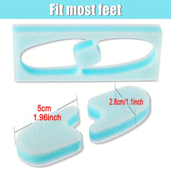 Foam Toe Spacers For Feet 3 Layer Toe Separators For Overlapping Toes