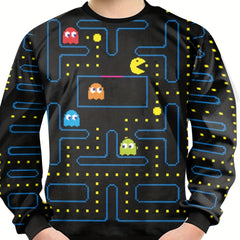 Teens 3D Print Sweatshirt Funny Casual Street Wear