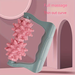 Handheld Massage Roller 2 Wheels Manual Massager For Muscle Relaxation