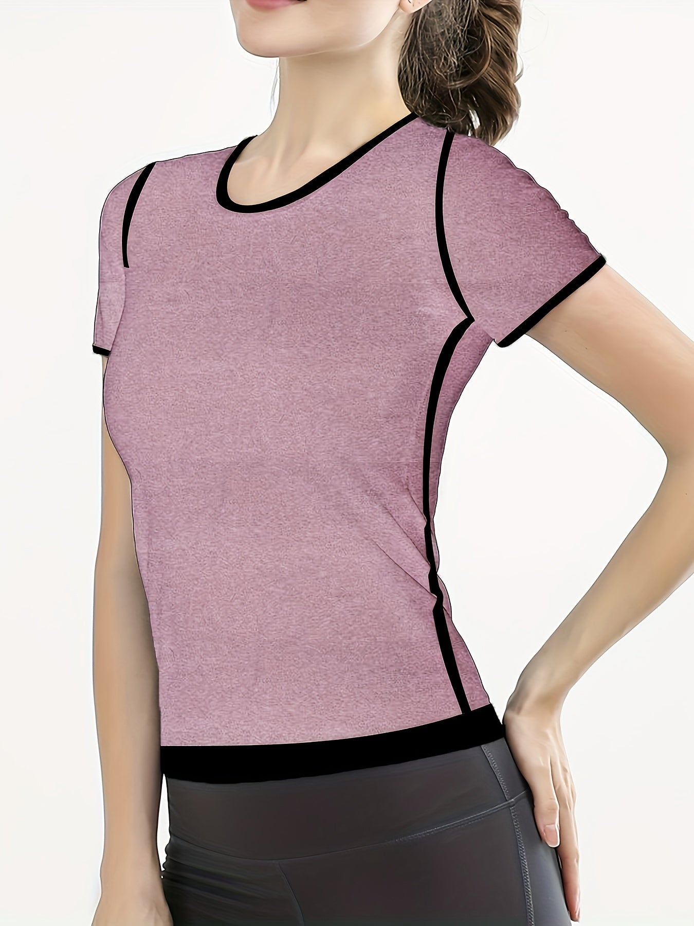 Slimmer Tops Crew Neck Short Sleeve Top Women's Underwear