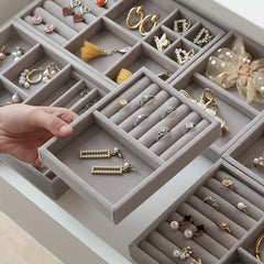 Jewellery Display Organizer Makeup Storage Tray Earrings Bracelet Ring Organizer