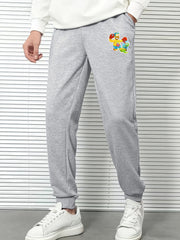 Men's Cartoon Print Sports Pants