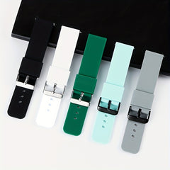 Silicone Watch Band 14mm 16mm 24mm Quick Release Waterproof Sports Wristband