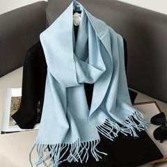 Unisex Windproof Plain Color Scarf for Outdoor