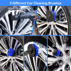 26pcs Car Detailing Brush Set Auto Detailing Drill Brush Set Car Detailing Brush