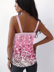 Women's Summer Tank Top V Neck Sleeveless Casual