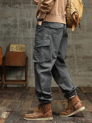 Men's Warm Thick Outdoor Pants for Autumn/Winter