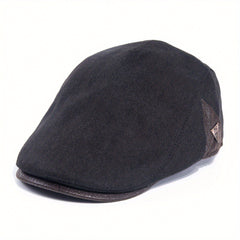 Winter Woolen Newsboy Flat Cap Warmer Beret Hat Men's Ivy Golf Hats