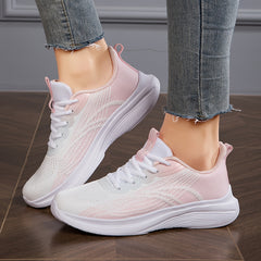 Women's Ombre Athletic Running Shoes Mesh Sneakers