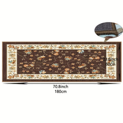 Soft Kitchen Floor Mat Non-slip Water-absorbing Rug Vintage Brown