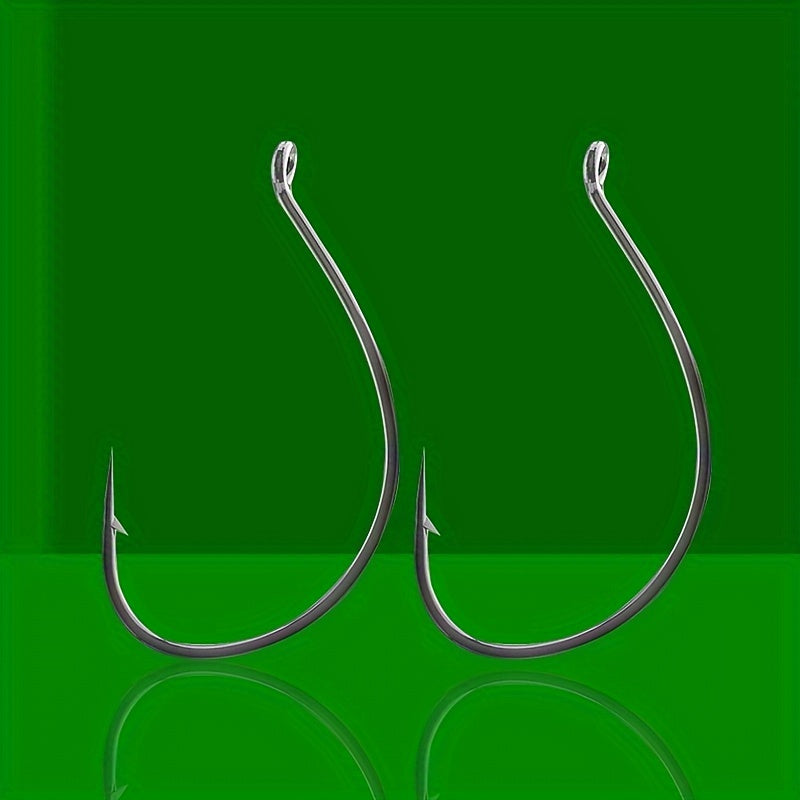 20pcs Barbed Fishing Hook Worm Bait Hooks Wide Gap Outdoor Tackle