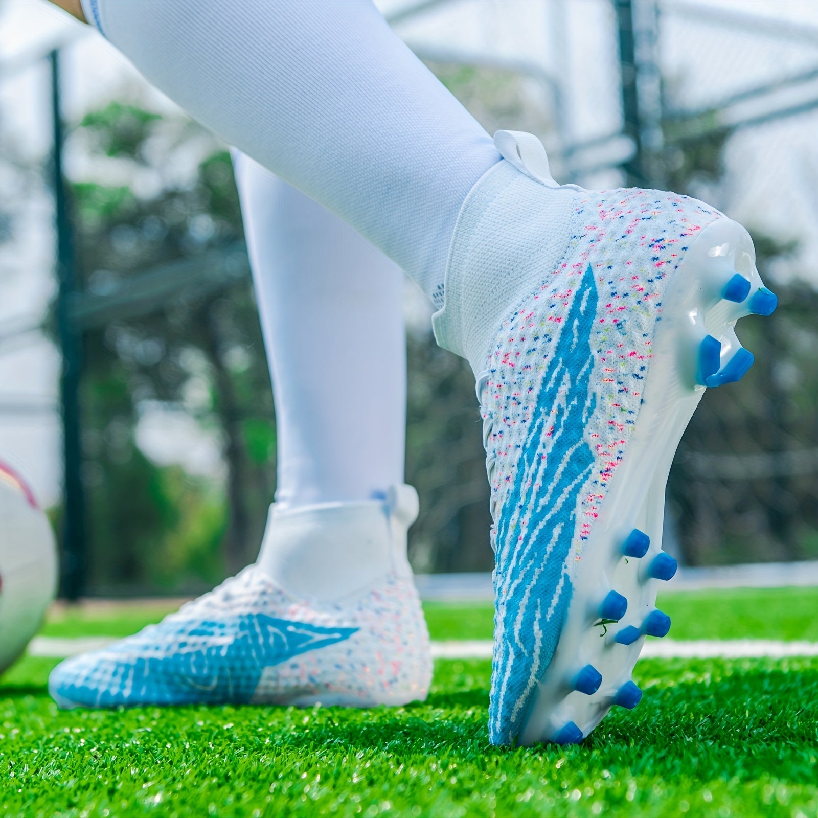 Kids Teenager Unisex AG Cleat Soccer Shoes Professional Outdoor