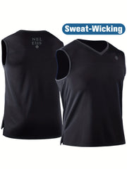 Men's Summer Sports Tank Top, Quick Dry Breathable Vest