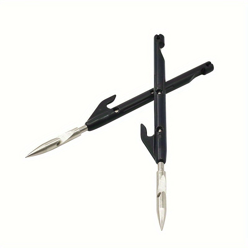 5pcs Stainless Steel Arrow Head Fishing Tip Outdoor Fish Catching Accessory