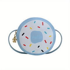 Kids Donut Crossbody Bag Small Round Shoulder Bag Coin Purse