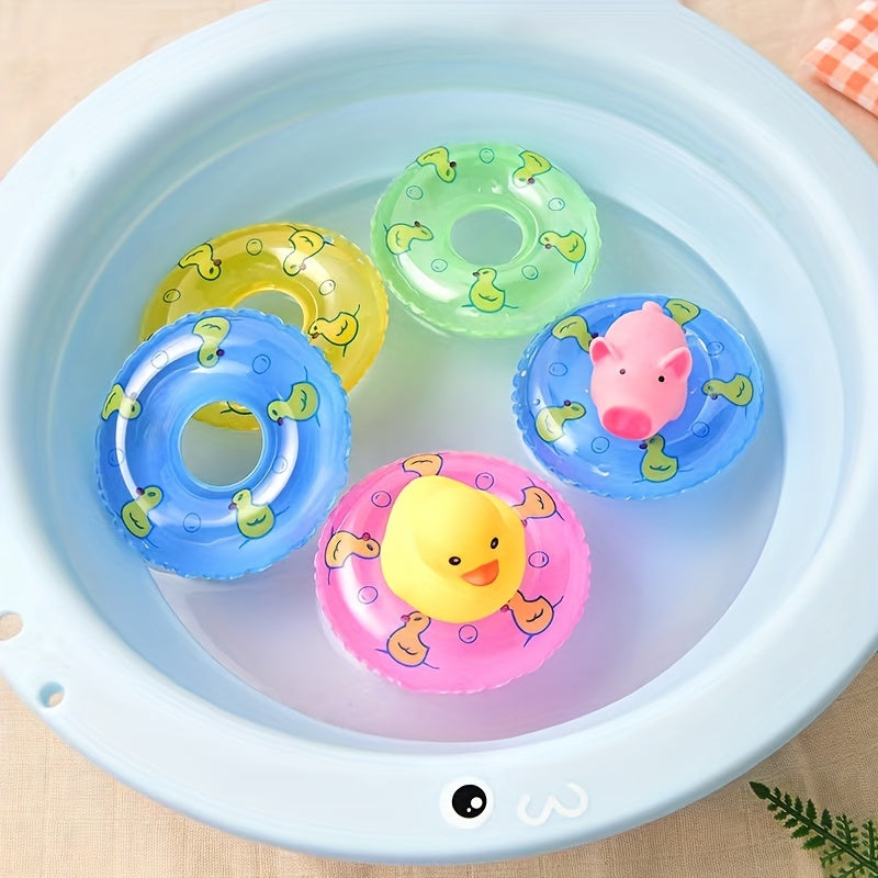 Fun Swimming Ring Toy for Kids - Brighten Up Bath Time!