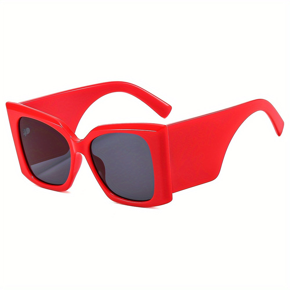 Unisex Cat Eye Sunglasses Wide Leg Large Frame
