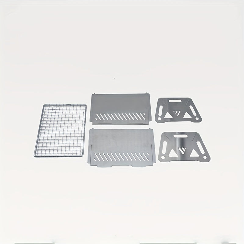 Removable Folding BBQ Grill - Outdoor Camping Stainless Steel Grill