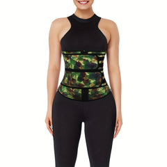Geometric Pattern Tummy Wrap Tummy Control