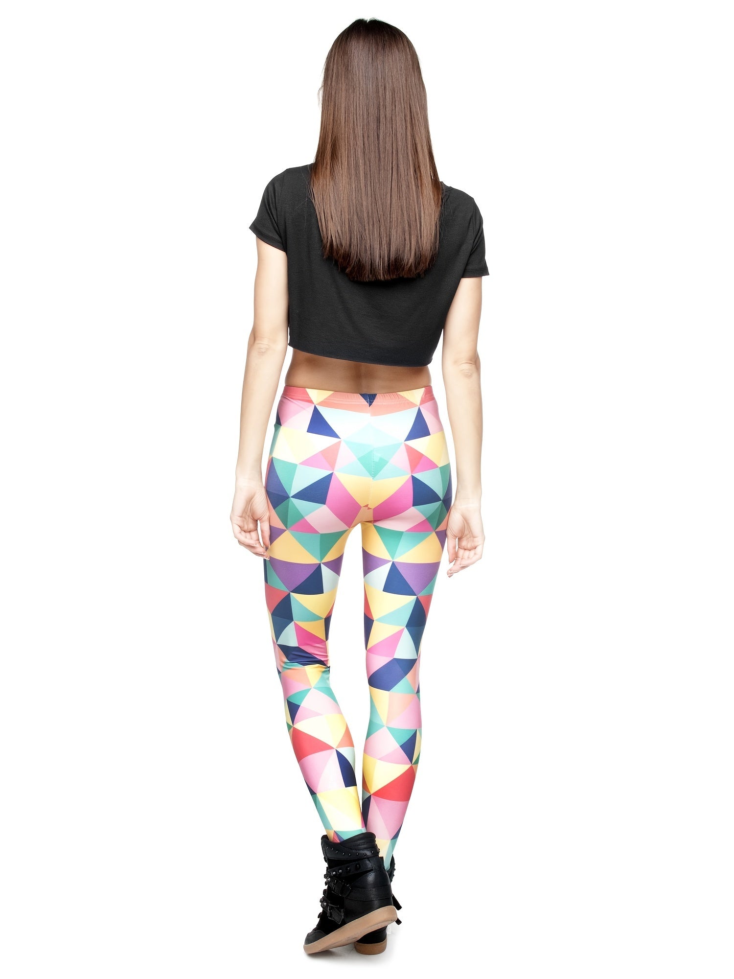 Stitch Long Skinny Leggings Stretchy Yoga Slim Leggings