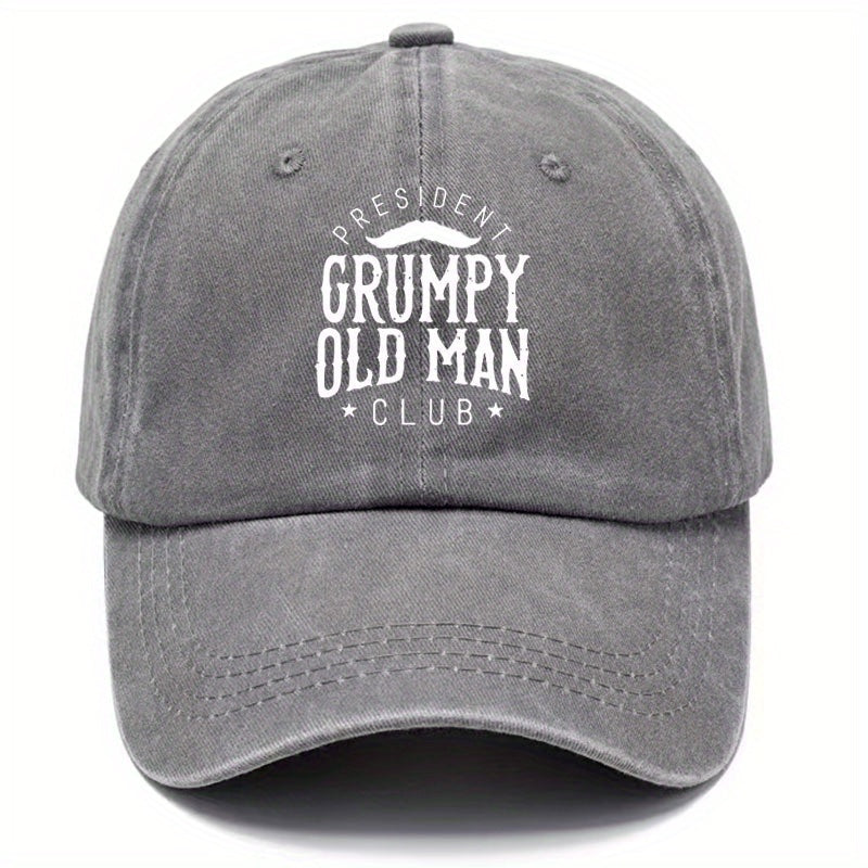 Vintage Distressed Letter Baseball Cap