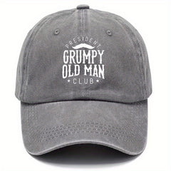 Vintage Distressed Letter Baseball Cap