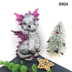 3D Dinosaur Silicone Mold for DIY Wall Hanging Decoration