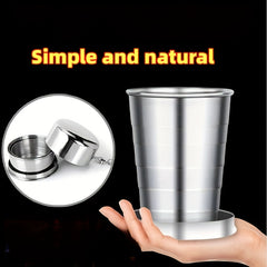 3pcs Mini Stainless Steel Wine Glasses for Outdoor Camping
