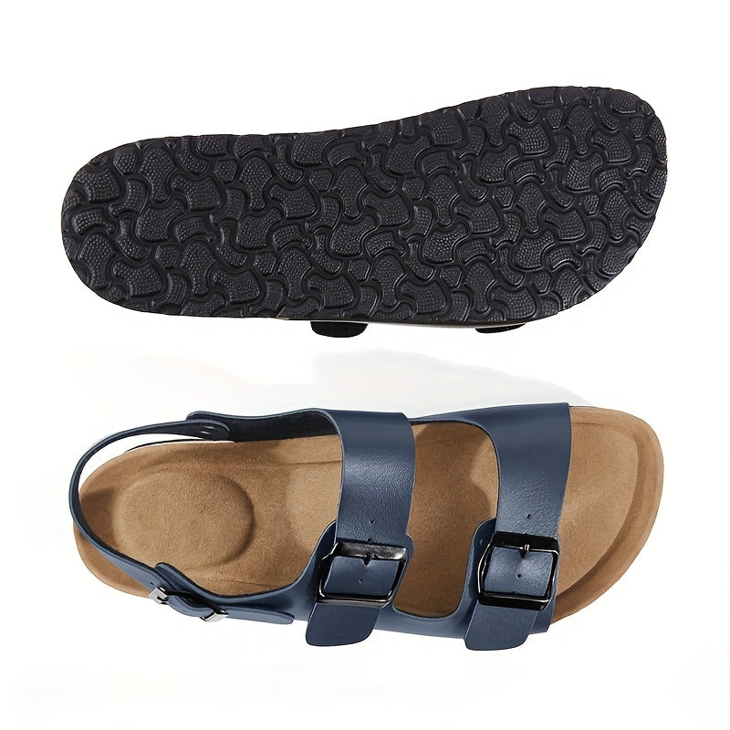 Men's Buckle Sandals Casual Non Slip Shoes Open Toe Shoes For Outdoor Beach