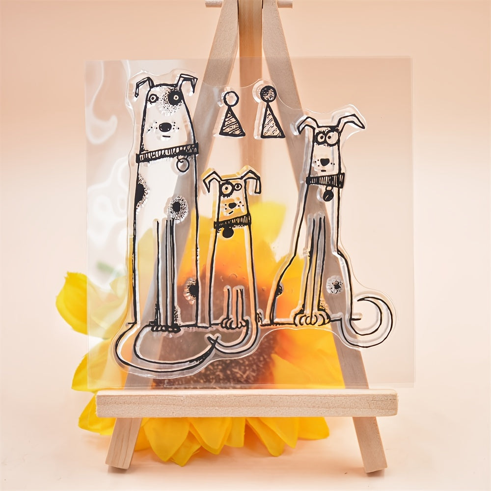 Transparent Silicone Stamp Notebook Decoration Hand Account Dogs Stamp