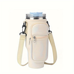 Neoprene Water Bottle Carrier Bag for 40oz Cup with Adjustable Strap