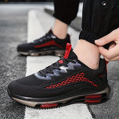 Men's Plus Size Air Cushion Shoes - Breathable Sneakers for Jogging & Hiking