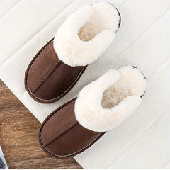 Men's Warm Non-slip Slippers Comfy House Home Shoes Winter