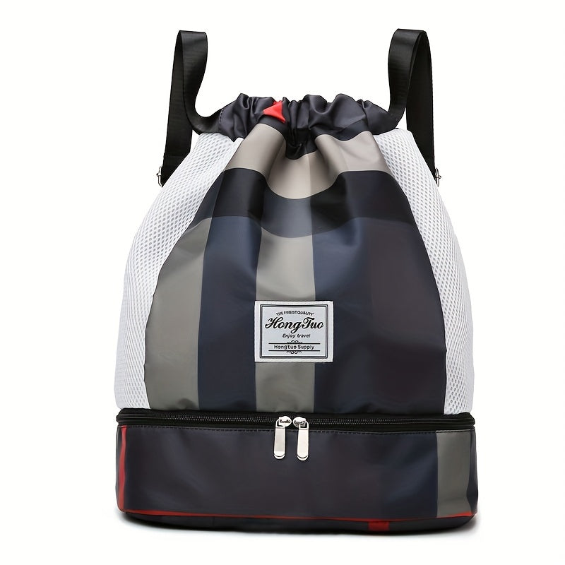 Waterproof Storage Backpack Portable Graphic Print Storage Bag