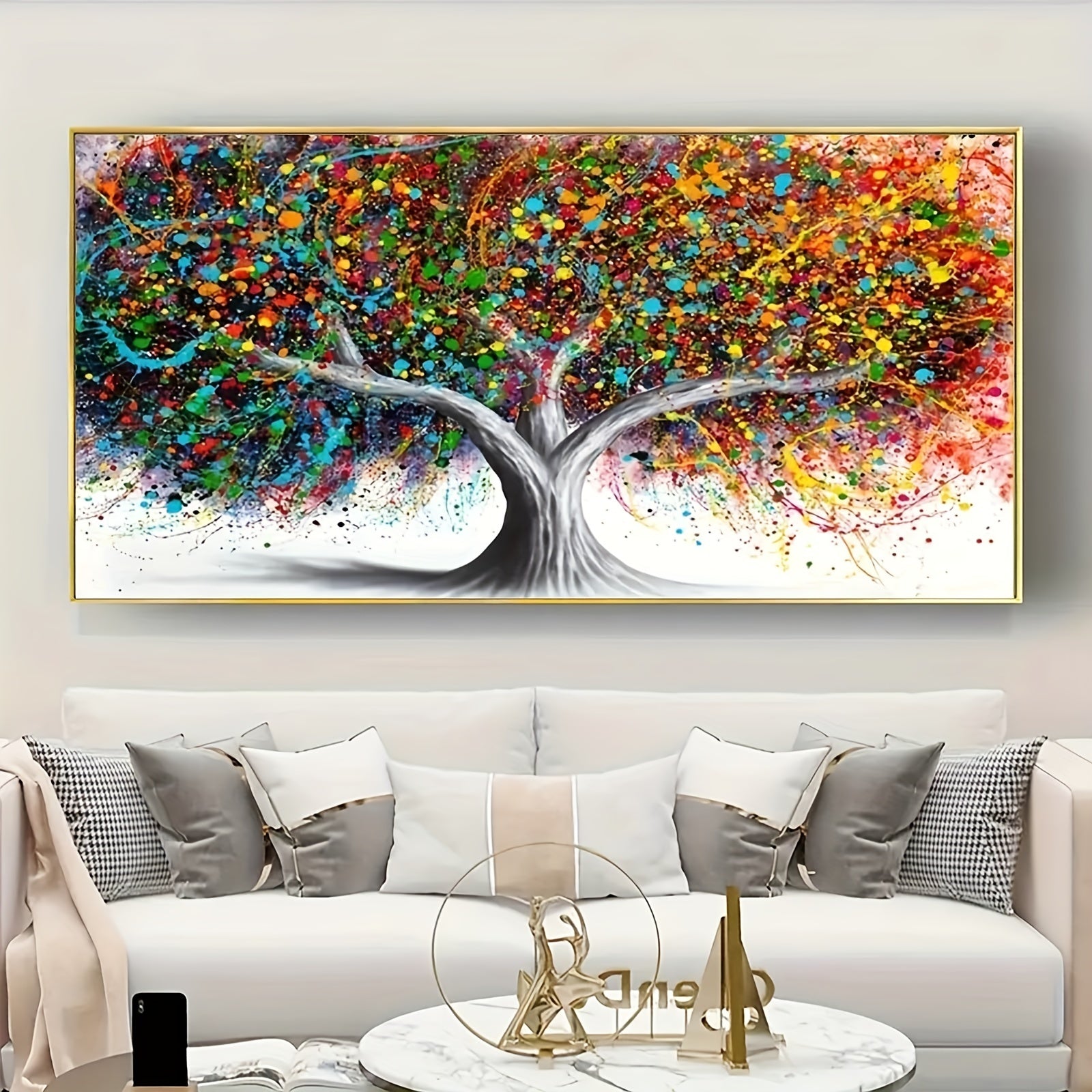 5D Artificial Diamond Art Painting Tree Rhinestones Kit