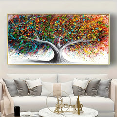 5D Artificial Diamond Art Painting Tree Rhinestones Kit